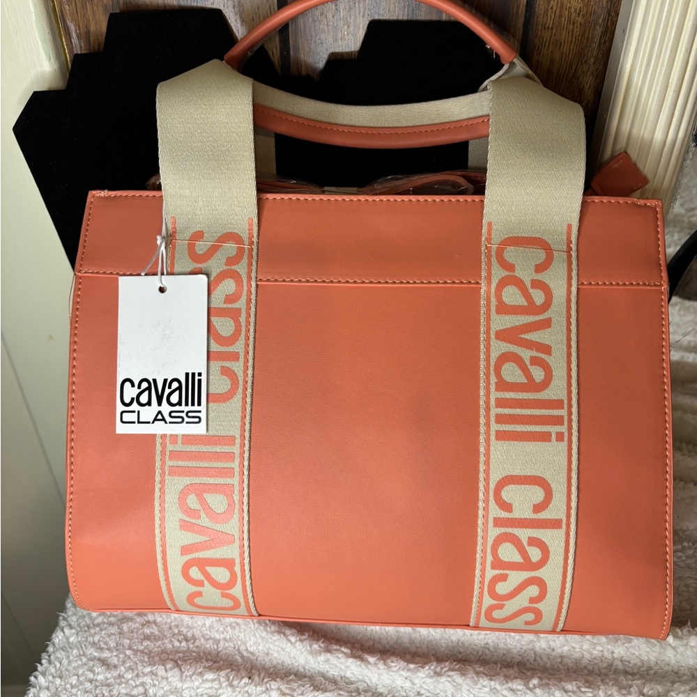 Cavalli Class Coral Tote Bag - Picture 5 of 8